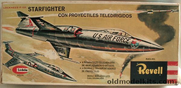 Revell 1/62 F-104 Starfighter with Sidewinders - Lodela Issue, H199 plastic model kit